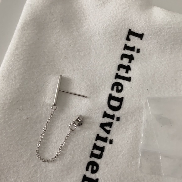 925 silver Tassel earrings - Picture 4 of 4